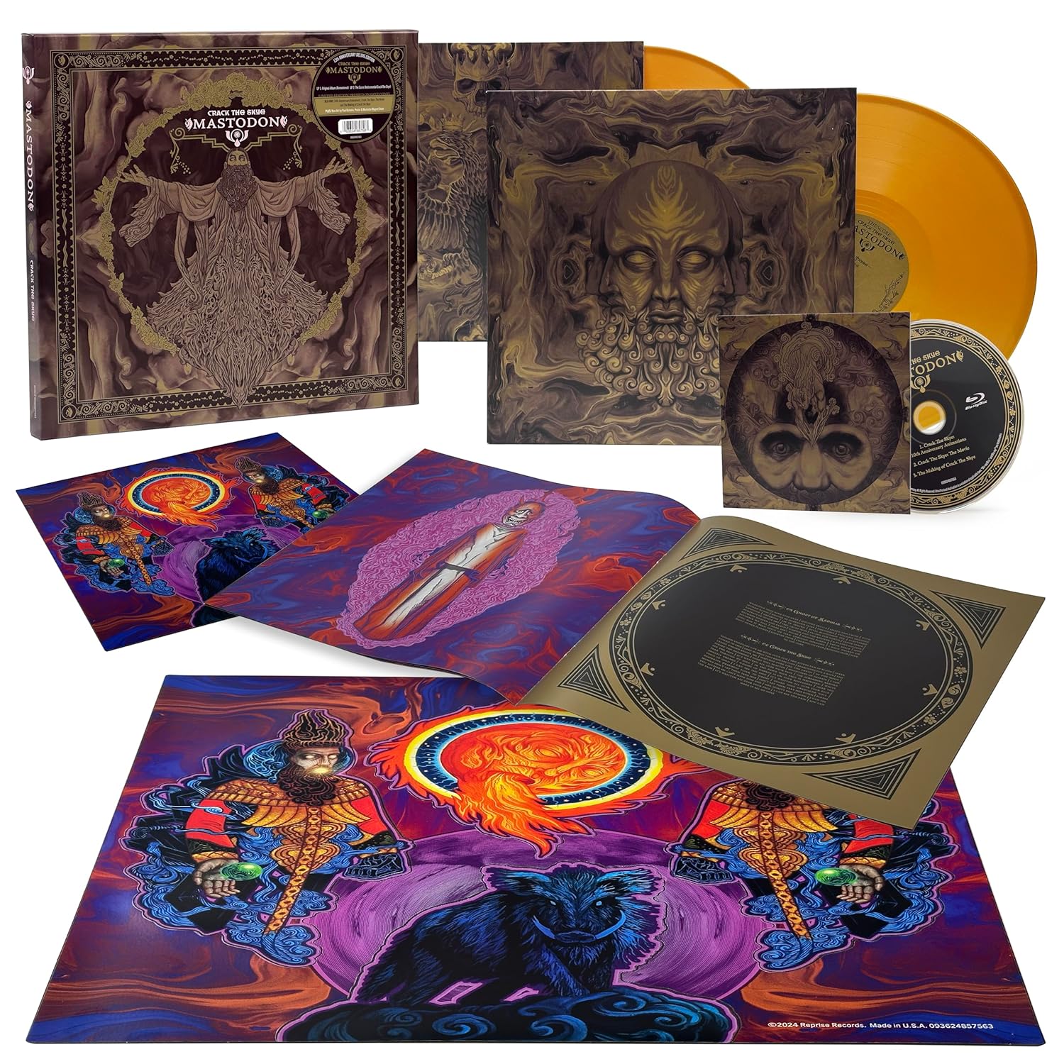 MASTODON - CRACK THE SKYE (15TH ANNIVERSARY DELUXE EDITION) BOX SET LTD 2LP/BR 